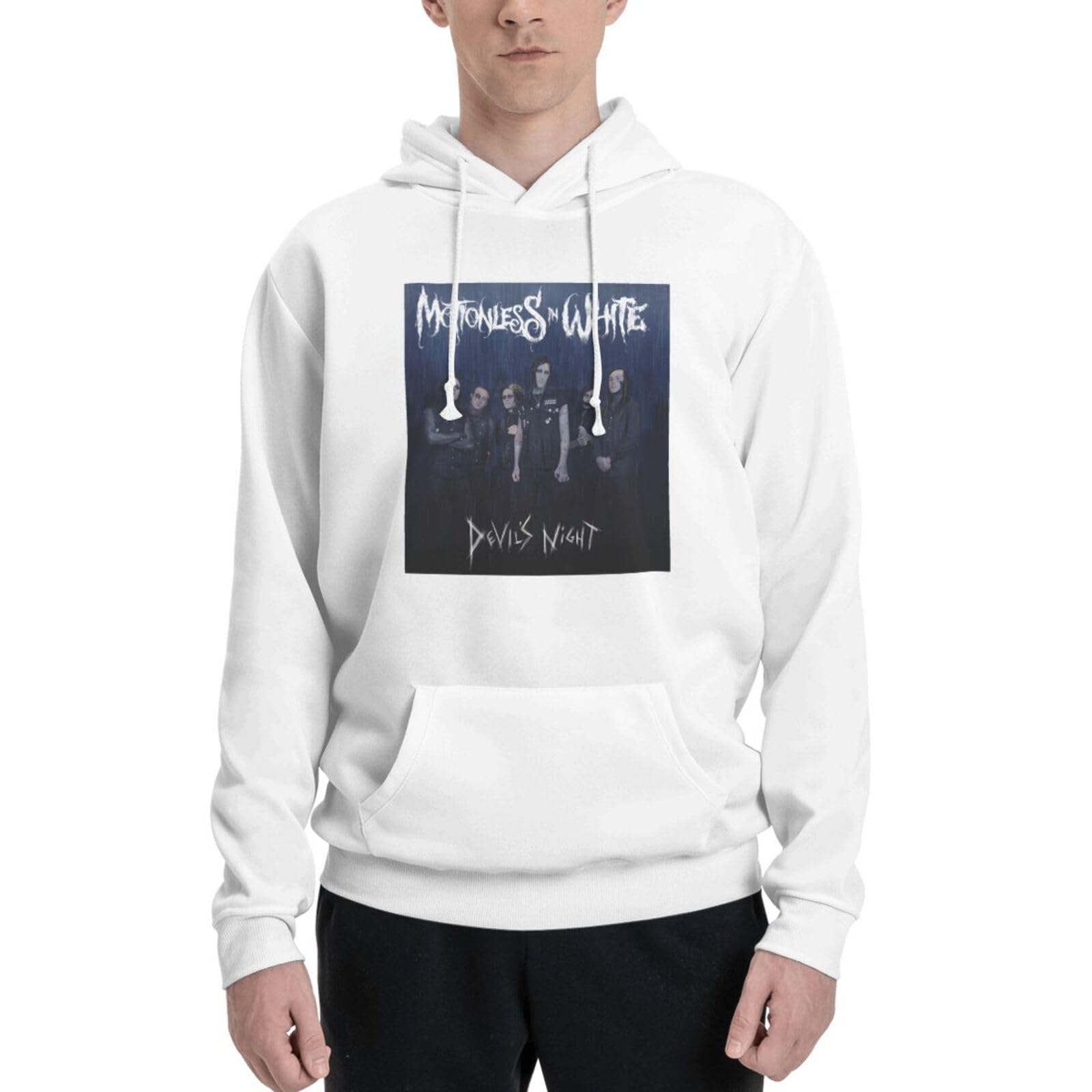 AKRUMAMusic MIW 3D Men's Casual Zip Hoodie Long Sleeve Hooded Sweatshirt Coat Funny Jacket Outwear Black