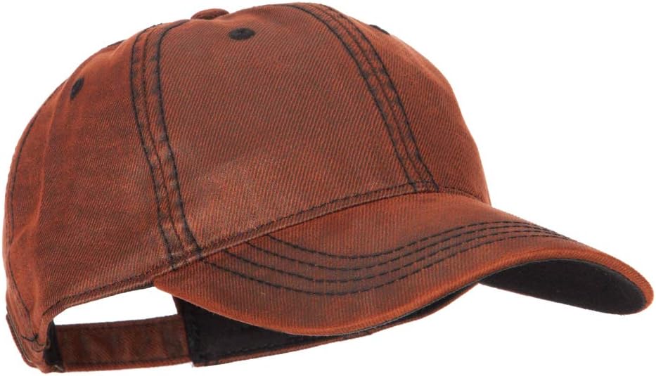 e4Hats.com Washed Deluxe Unstructured Wax Cotton Cap