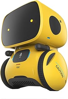 FunAloe Kids Robot Toys, Interactive Smart Talking Robot with Voice Controlled Touch Sensor Speech Recognition, Singing, Dancing, Repeating, Recording, Birthday Gift for Children Boys &