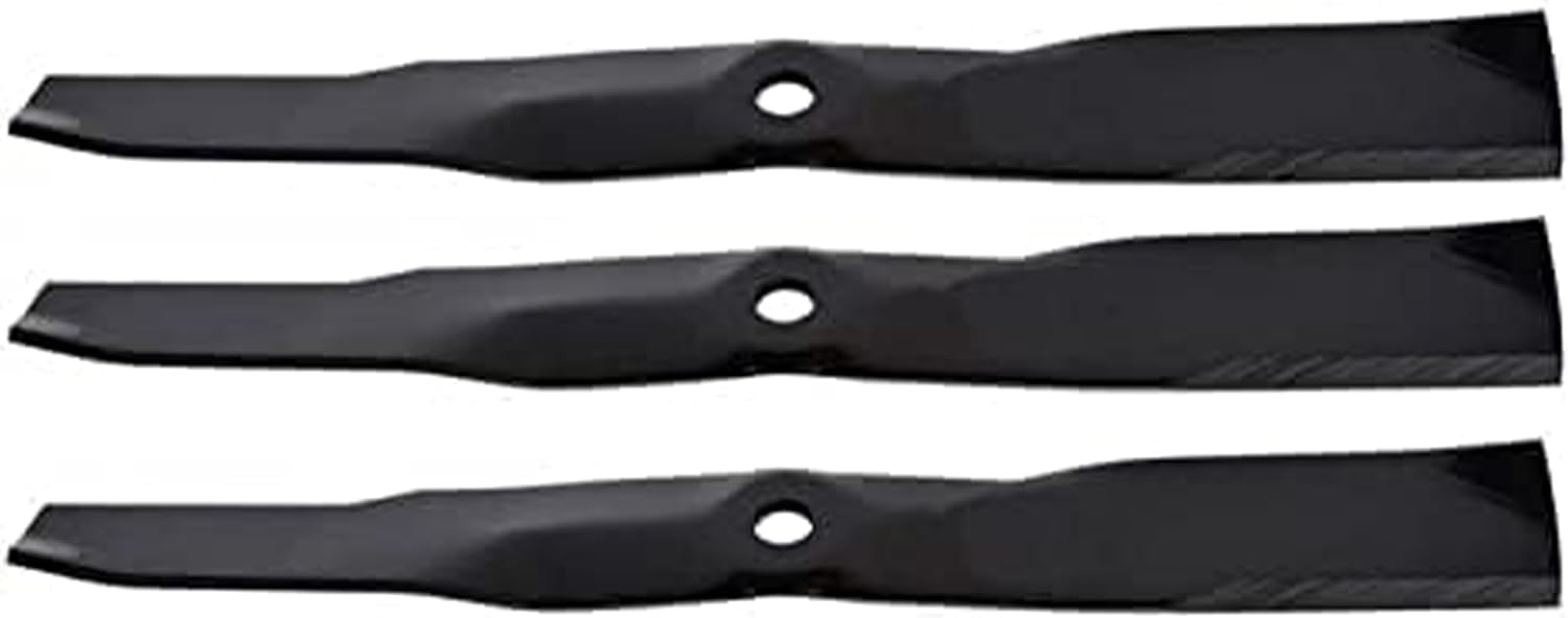 Mr Mower Parts Lawn Mower Blade Set Compatible with John Deere M143504 for 62" Cut Deck - 3 Pack