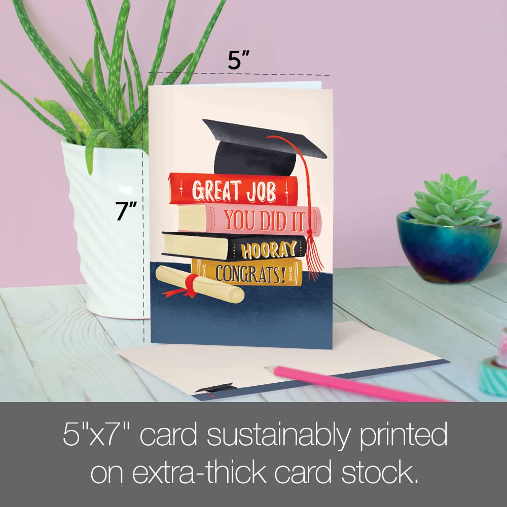 Tree-Free Graduation Cards - Eco-Friendly 2-Pack With Matching Envelopes, Made In USA