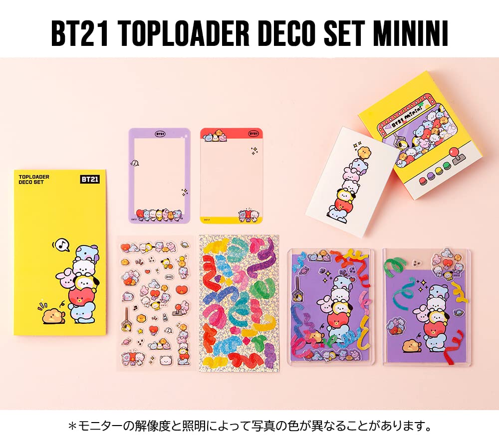 Amazon.co.jp: BT21 Toploader Deco Set minini【BTS公式グッズ