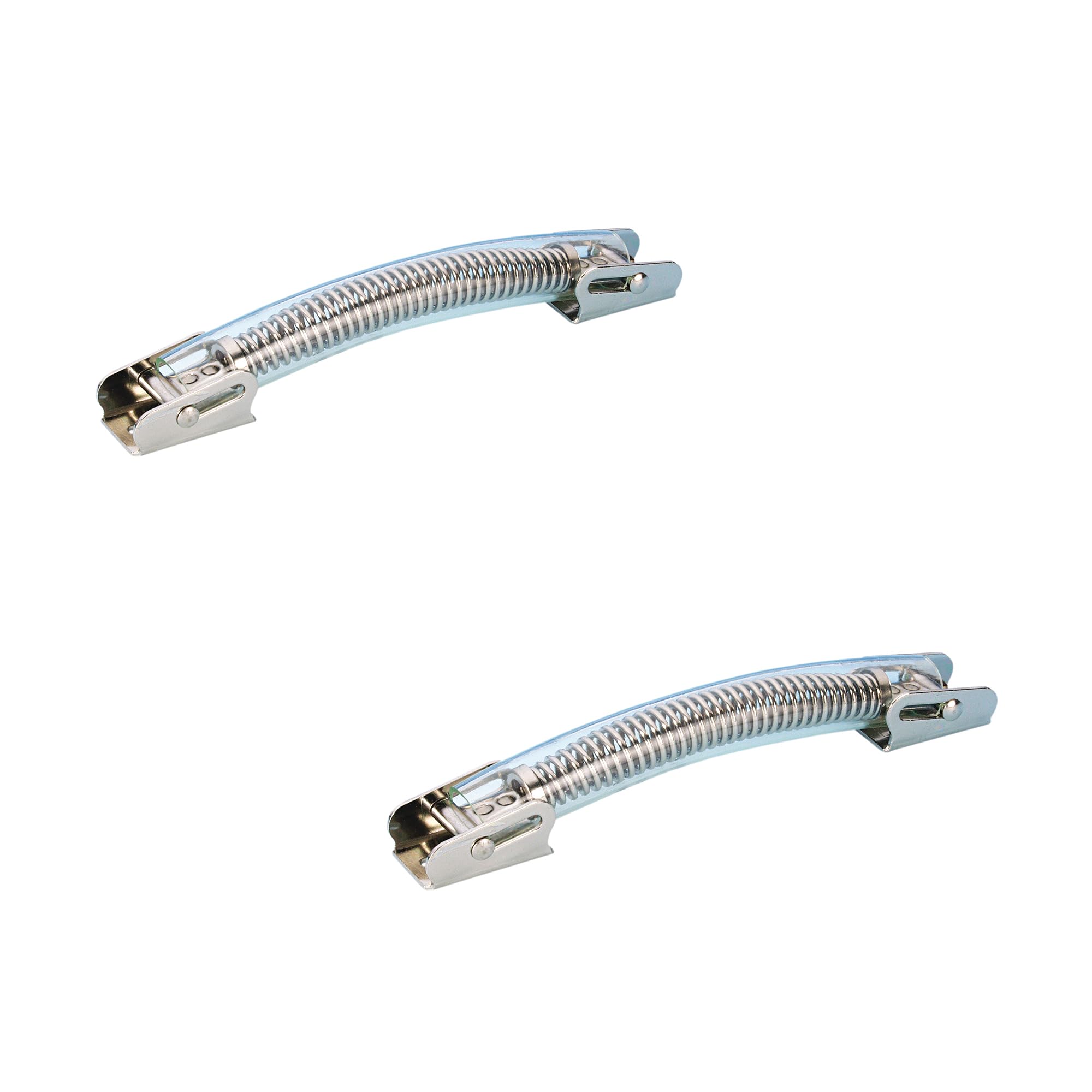 Adam Hall Hardware 3428 M2 AH 2x - 2x strap handle with transparent PVC handle, 210 mm