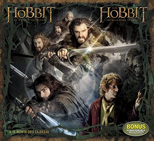 The Hobbit 2015 Calendar: An Unexpected Journey, Bonus Downloadable Wallpaper