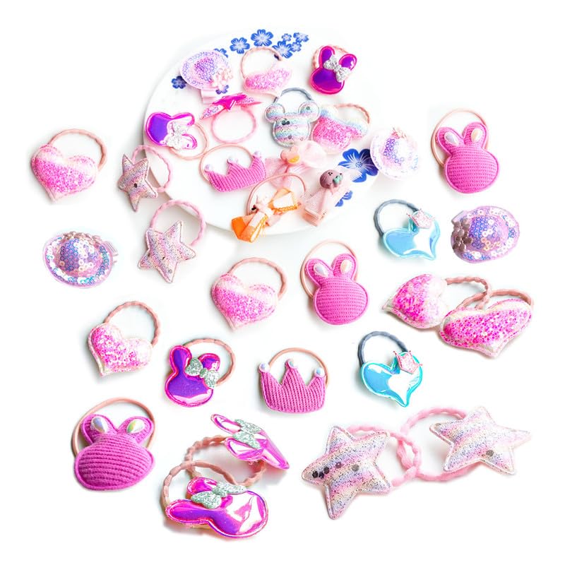 Evogirl Baby Girls Hair Clips Set, Hair Ties Elastic for Girls Toddlers Hair Accessory [Multi-Color] (B0CMZKNH3P) Amazon Price History, Amazon Price Tracker