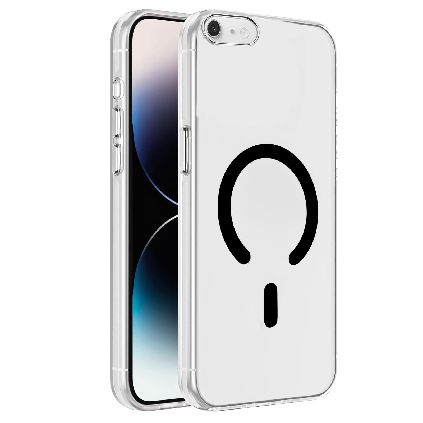 Dl3 Mobilak Case For iPhone 7/8, iPhone SE 2022/ SE 2020 Case Crystal Clear [Not Compatible with MagSafe] Soft TPU Gel Case Flexible Silicone Anti-Scratch Transparent TPU Cover