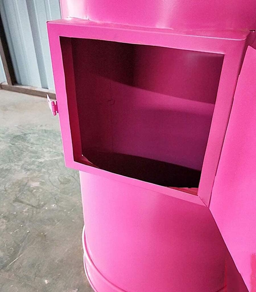 Large Mailbox Outdoor Wrought Iron Floor Letter Box Garden Courtyard Villa Lock Box - 120cm High (Color : A Size : 1.5 Meters)