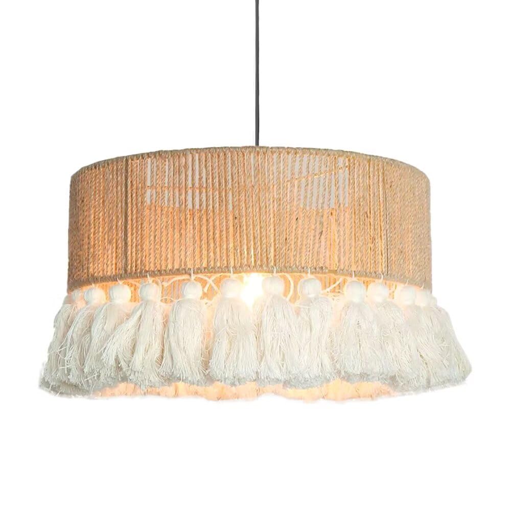 Lampe suspendue en corde pour une ambiance romantique unique