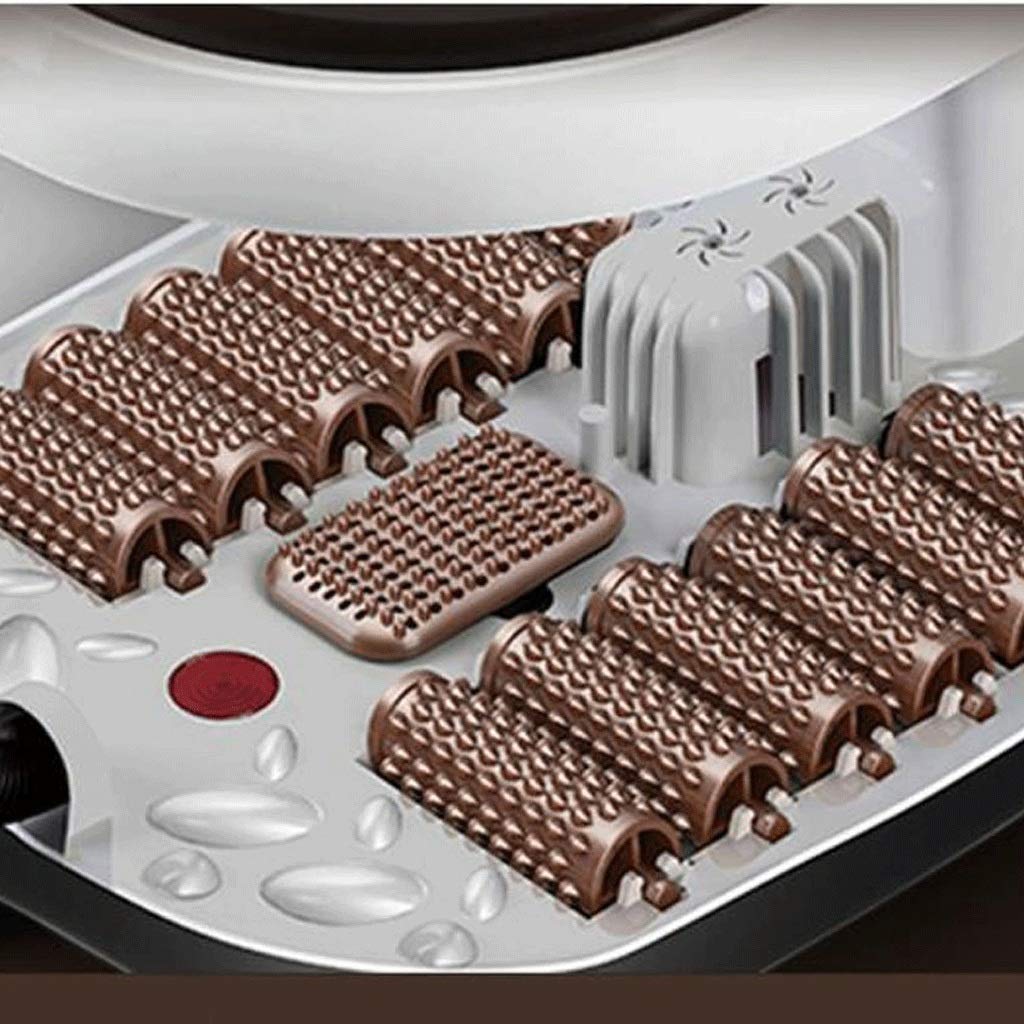 Masajeador de Baño de Spa para Pies con Control de Temperatura, Rodillos Motorizados, Temporizador Y Pantalla para Aliviar el Estrés en Los Pies