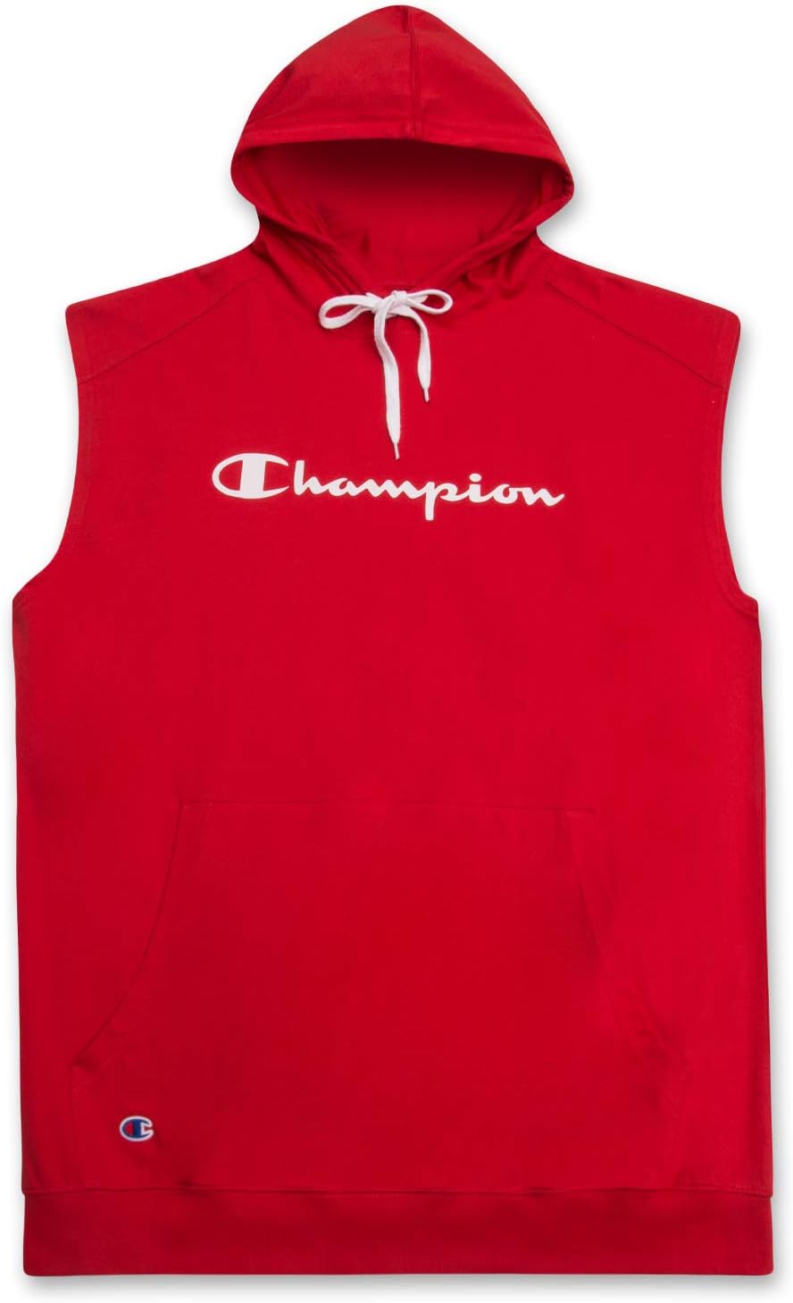 ChampionBig and Tall Sleeveless Hoodies for Men – Mens Popover Workout Hoodies