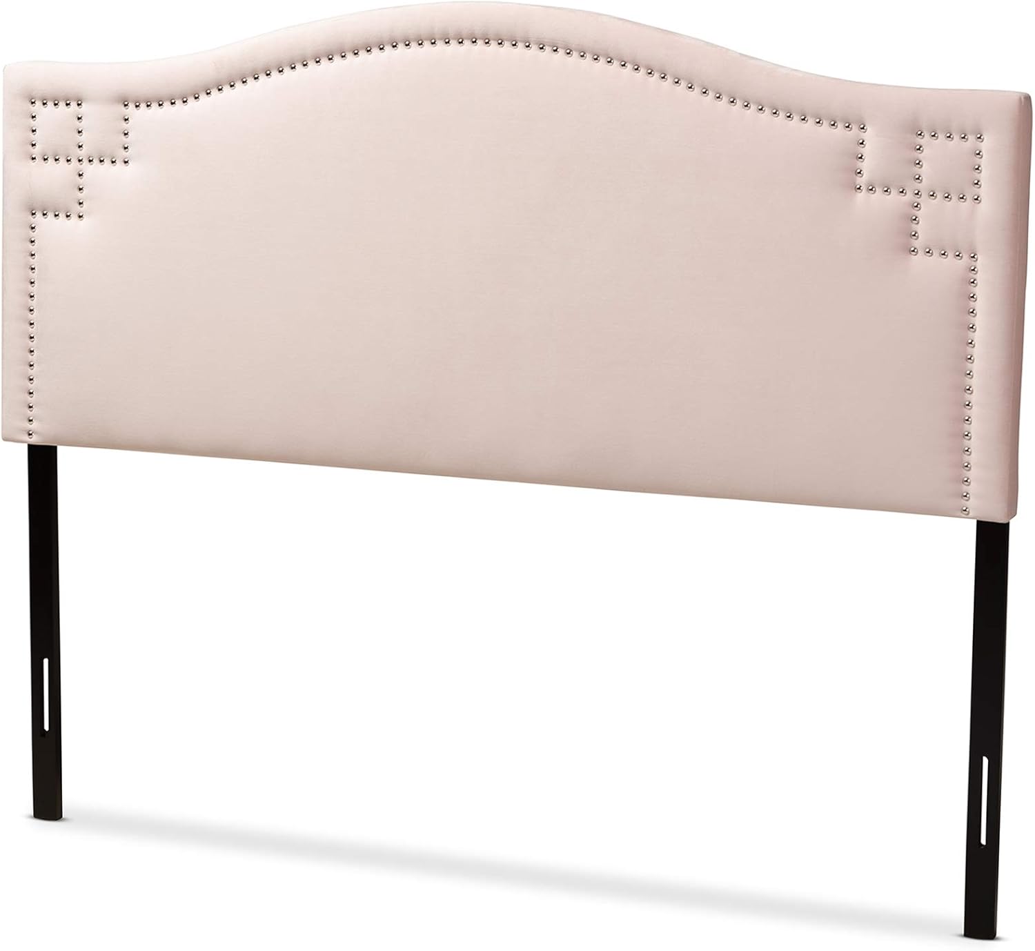 Baxton Studio Aubrey Modern and Contemporary Greyish Beige Fabric Upholstered Queen Size Headboard