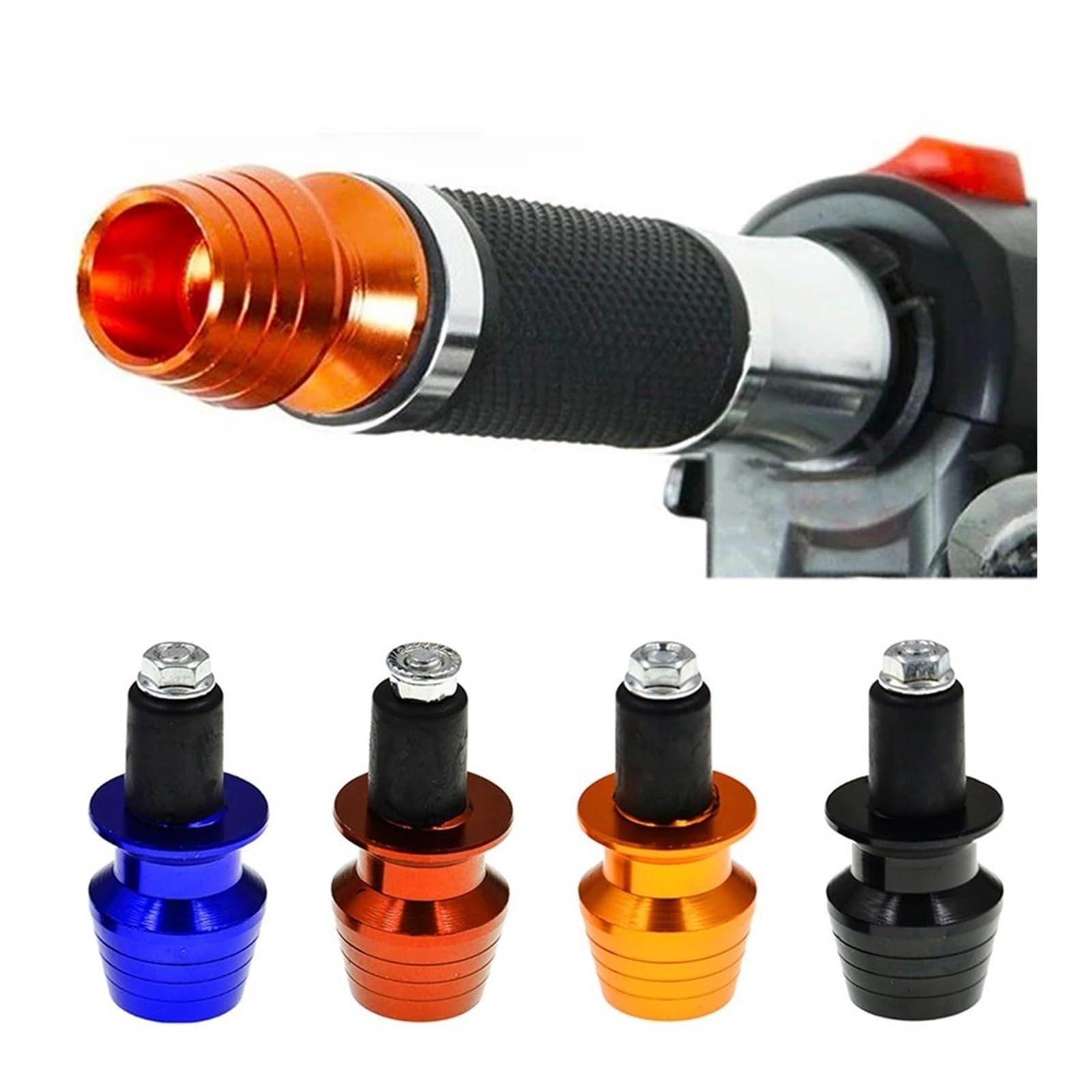 Tapones para Manillar De Motocicleta Puños Universales para Manillar De Motocicleta Tapones para Manillar De Honda Yamaha Suzuki Ducati BMW Y Kawasaki.