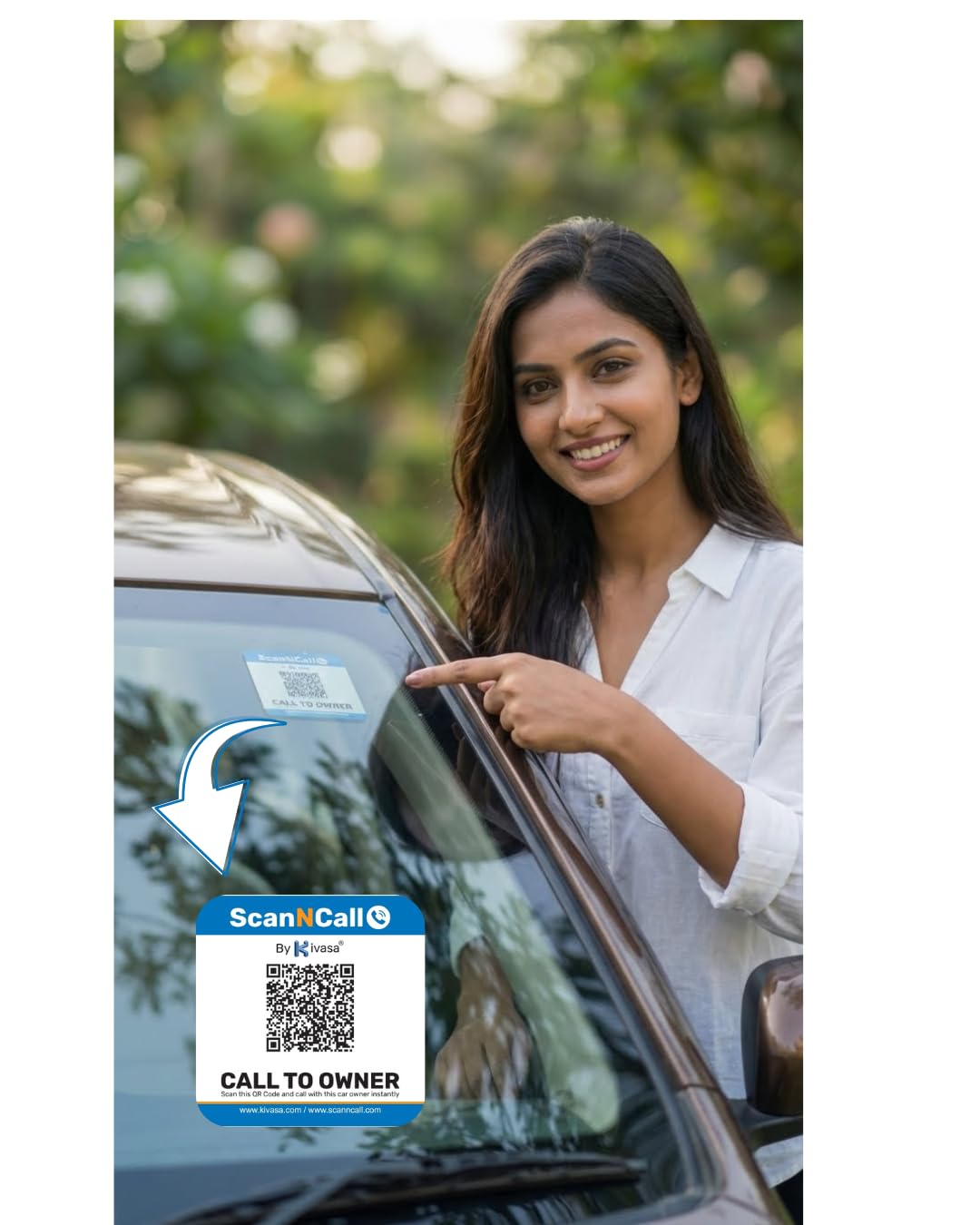 ScanNcall Car Owner Intercom - No Phone Number! -2