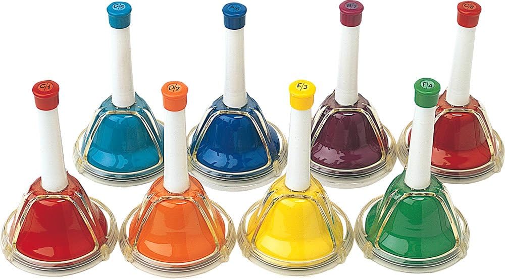 KC MB9500-8K Music Bell (Handbell), 8 Sound Set, Multicolor