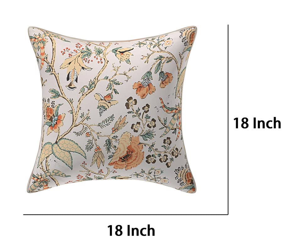 Image of Texstylers Pure Cotton Reversible Jaipuri Print 18x18 Inch Cushion Covers,03