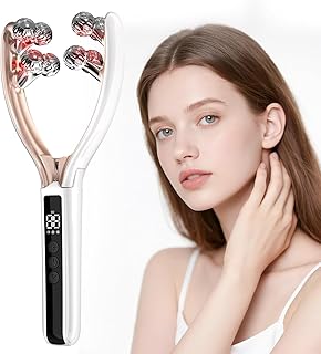 Masajeador EMS, rodillo de escultura facial 3...