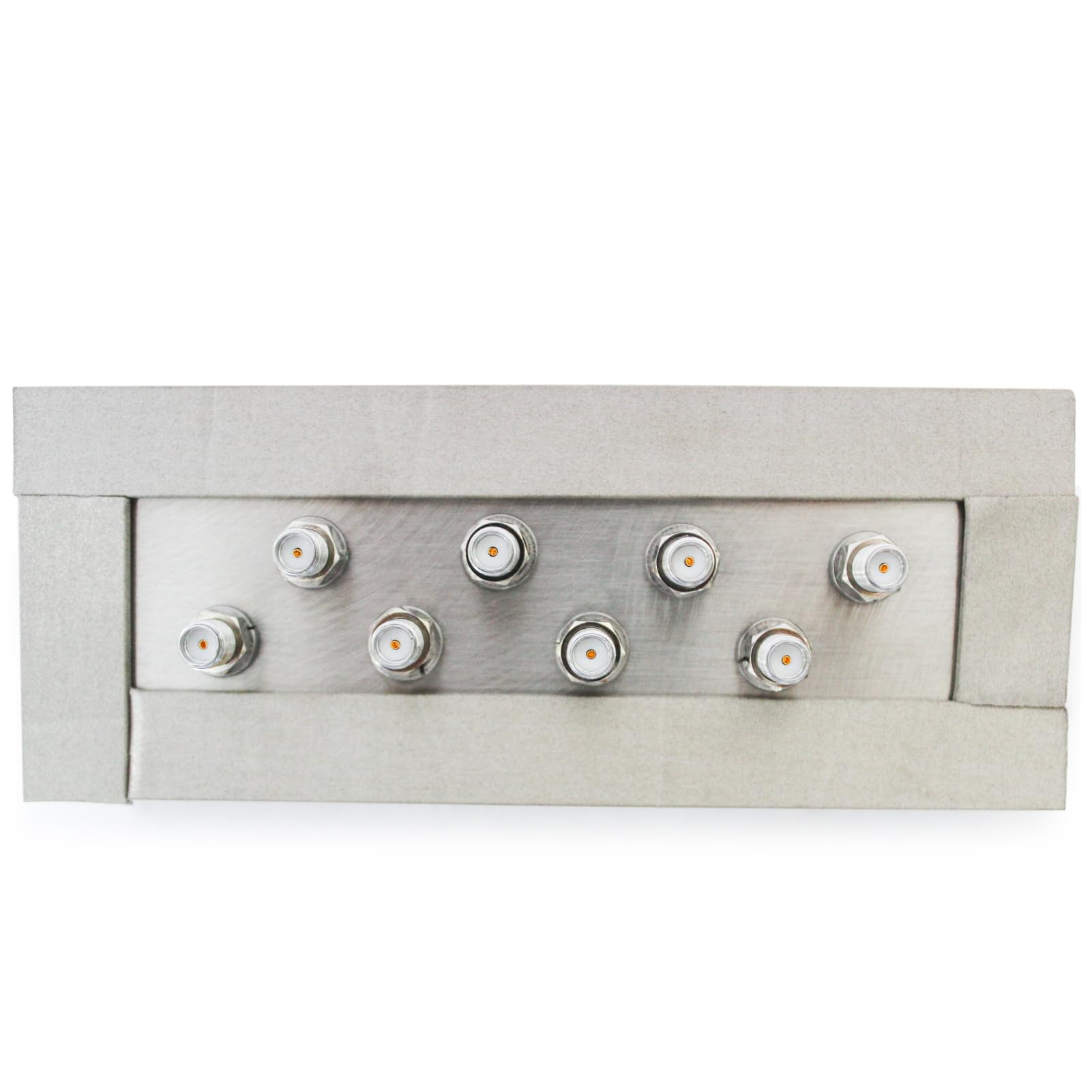 TOJOIN EMI-Filter Acht-Loch-SMA-Baffle-Baugruppe SMA-Buchse zu SMA-Buchse Schnittstellen Filter für RF Shield Box/HF-Abschirmbox/RF Shield Chamber/HF-Abschirmkammer/HF-Gehäuse/RF Enclosures