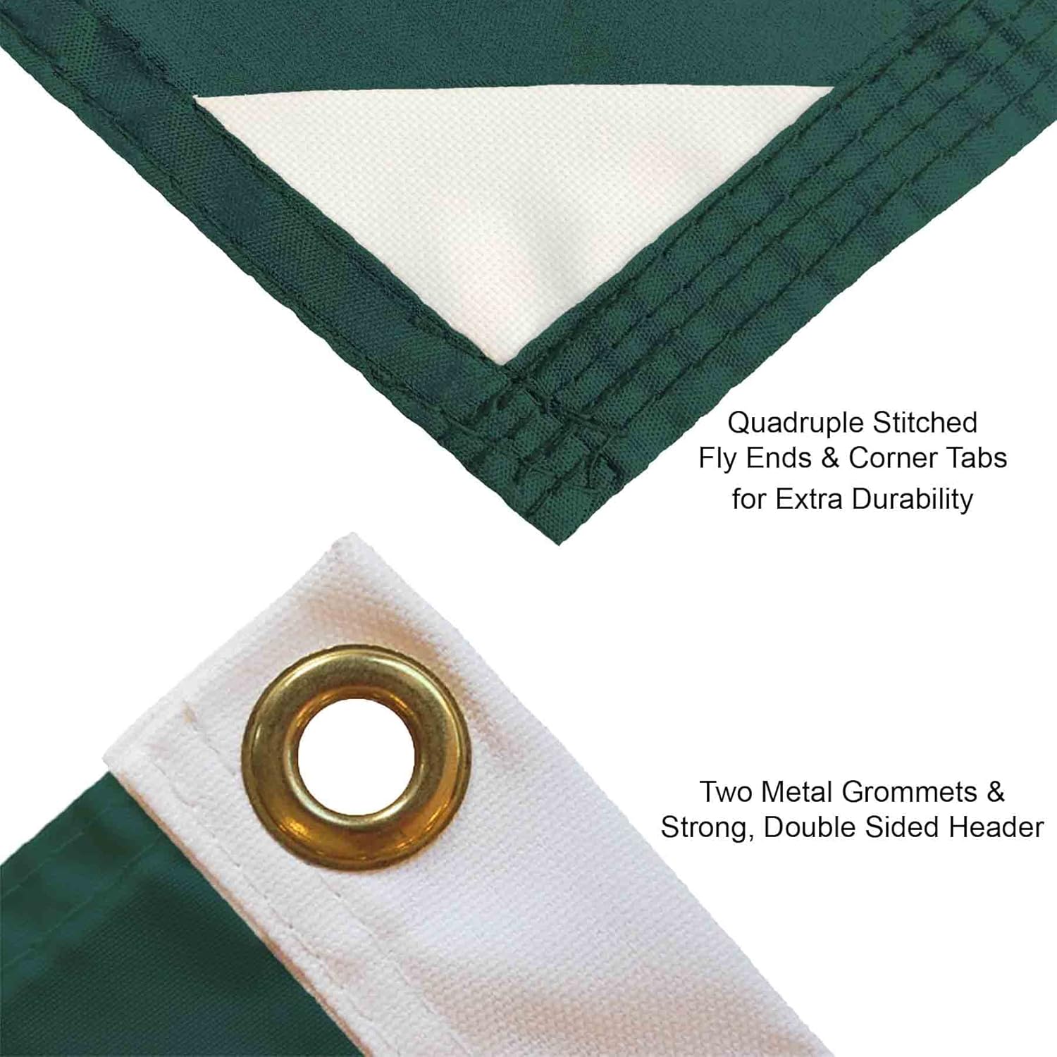 College Flags & Banners Co. Michigan State Spartans Printed Header 3x5 Foot Banner Flag - Image 6