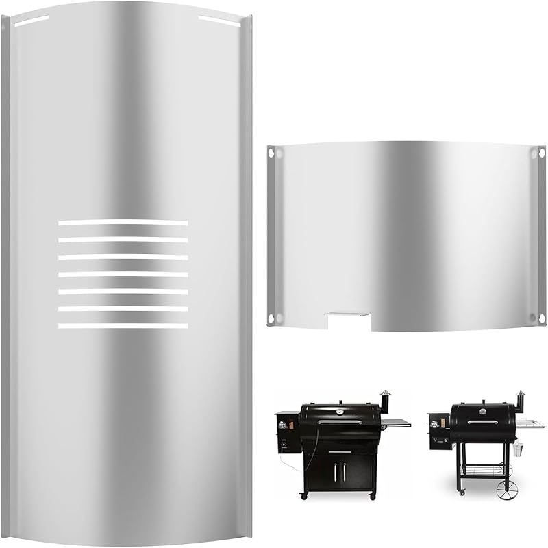Flame Broiler Slide Cover & Bottom Kit for Pit Boss 1000 SER Smoker Pellet Grills Pit Boss 1000NC Nascar Edition,Austin XL Replacement Parts PB1000XL PB1000SC1 PB1000SC2,Rancher XL PB1000R10 Accessory