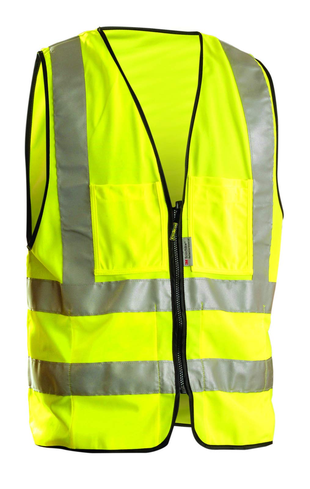 Occunomix LUX-SSFS-YL Premium Solid Dual Stripe Surveyor