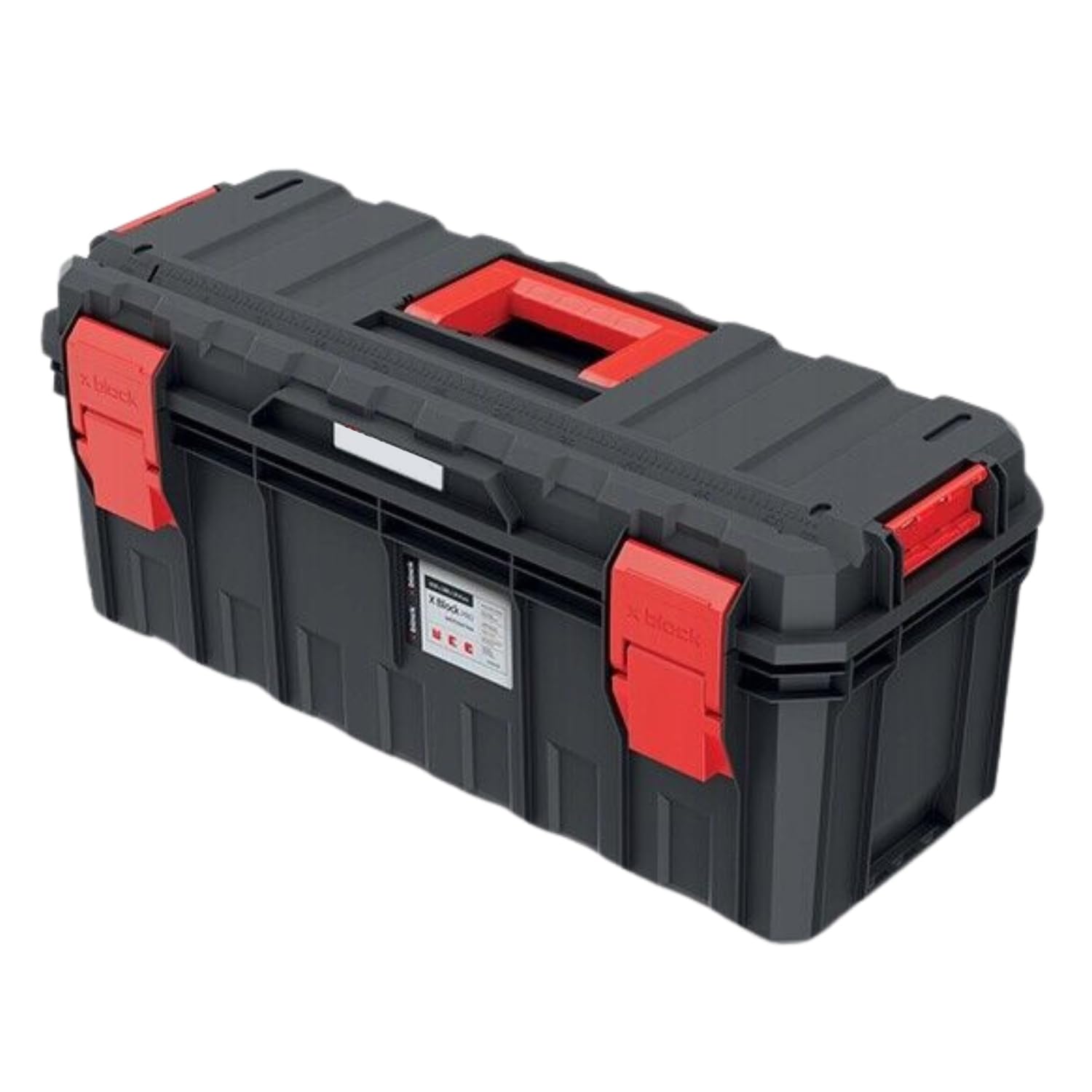 B2C Hand tool box Modular Organiser Stackable Lockable Heavy Duty Metal Hinges With Handles Garage Workshop (Large)