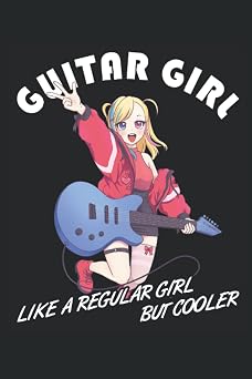 Anime Guitar Girl - Guitarrista Cuaderno Cuaderno DIN A5 6x9 para instrumentos de arrancamiento y m sico de instrumentos de cuerda con 120 p ginas ... y d as de semana para la funci n del diario