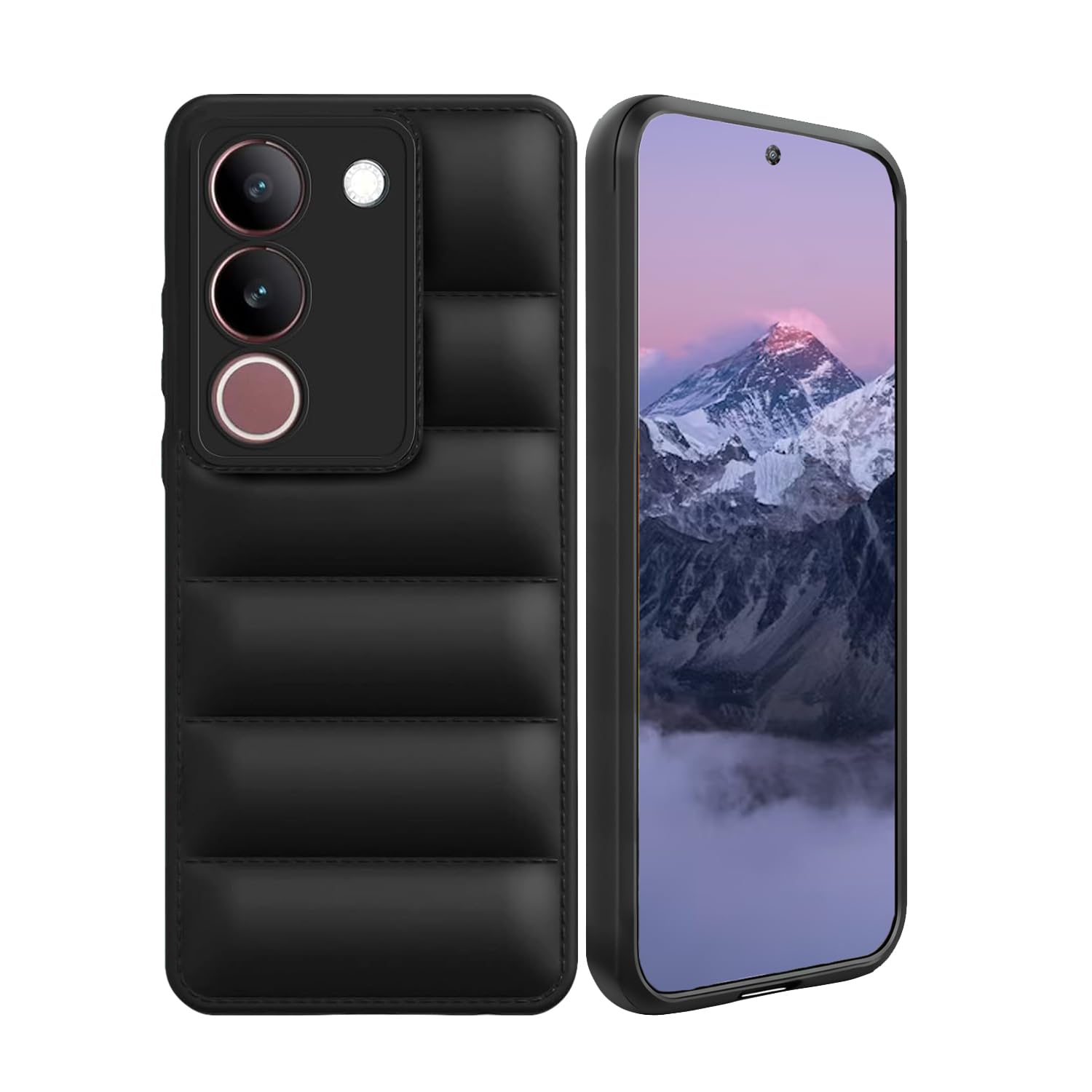 V-TAN Puffer Case Camera Protection Soft Back Cover for Vivo Y200 5g (Black) (B0CVQBKR65) Amazon Price History, Amazon Price Tracker