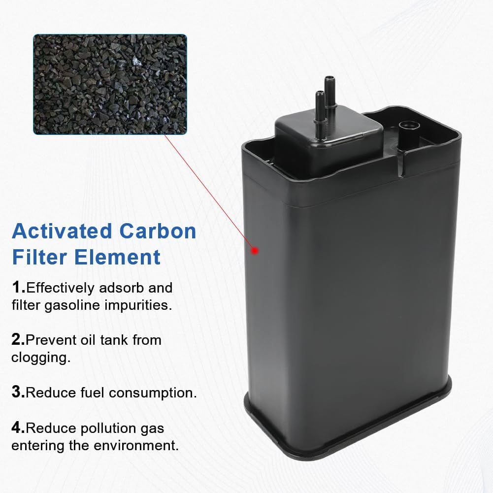 JDMON Vapor Charcoal Canister Replacement for 911-297 17113330 Compatible with Chevy GMC C1500 K1500 Tahoe Astro C2500 C2500 C3500 Safari Yukon Express Savana 1500 1997-2002 Emissions Evap Canister