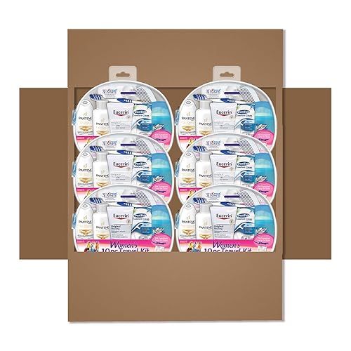 Miniatura 2 de Convenience Kits - Kit de viaje de lujo para mujer de 10 piezas (paquete de 6), con productos para el cabello Pantene