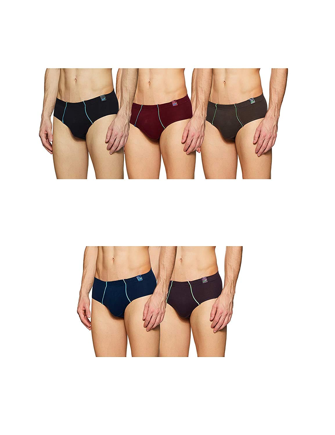 euro Men's Cotton Multicolor Regular Brief & Underwear (Pack of 5) (X-Large)-picture-20