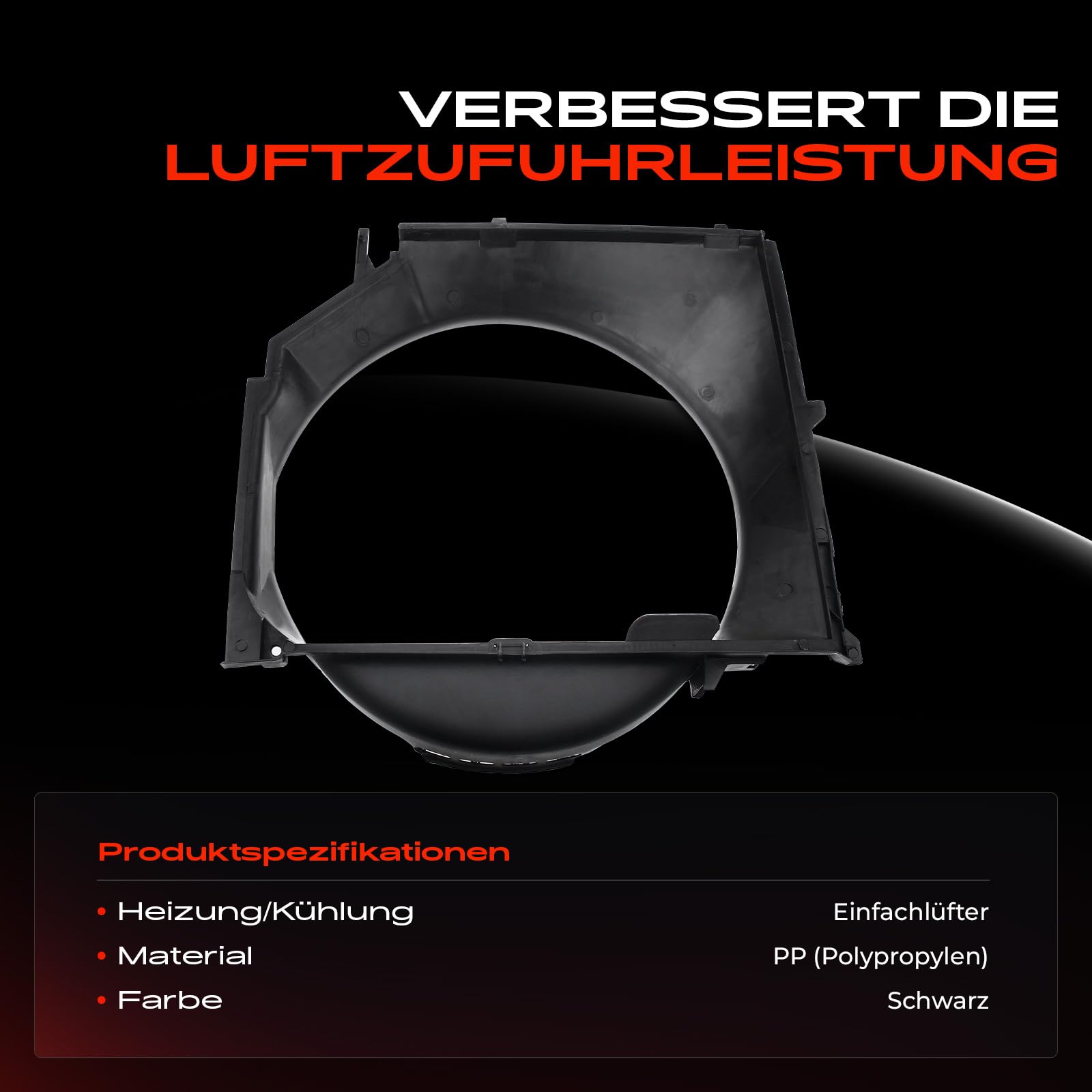 Frankberg Kühlerzarge Lüfterzarge Kühlerrahmen für 3er E46 320 323 325 328 330 1998-2007 17111436259