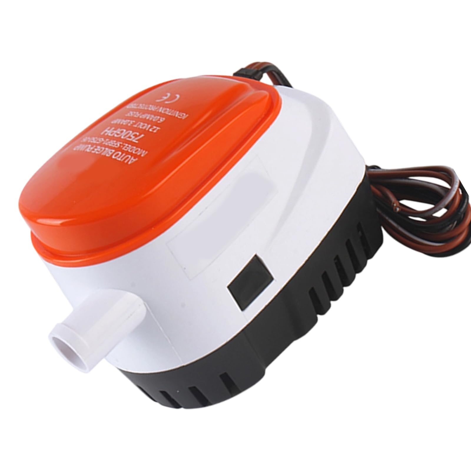 Buxuaaaa 750Gph 1-1 / 8In Outlet Auto Bilge Pumps High Efficiency / 1100Gph Bilge Pumps Automatic Water For Boat Yacht Automatic