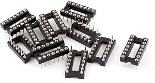 10 Pieces 2.54 mm Pitch 14 Pins Round Hole Soldering DIP IC Socket Adaptor