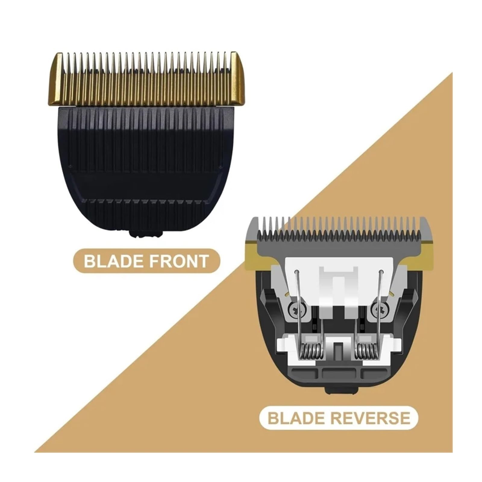 Tagliacapelli In Confezione Da 2. Compatibile Con Panasonic WER9902 ER-GP80 | ER1611 ER1512 ER1511 ER1510(Low leg)