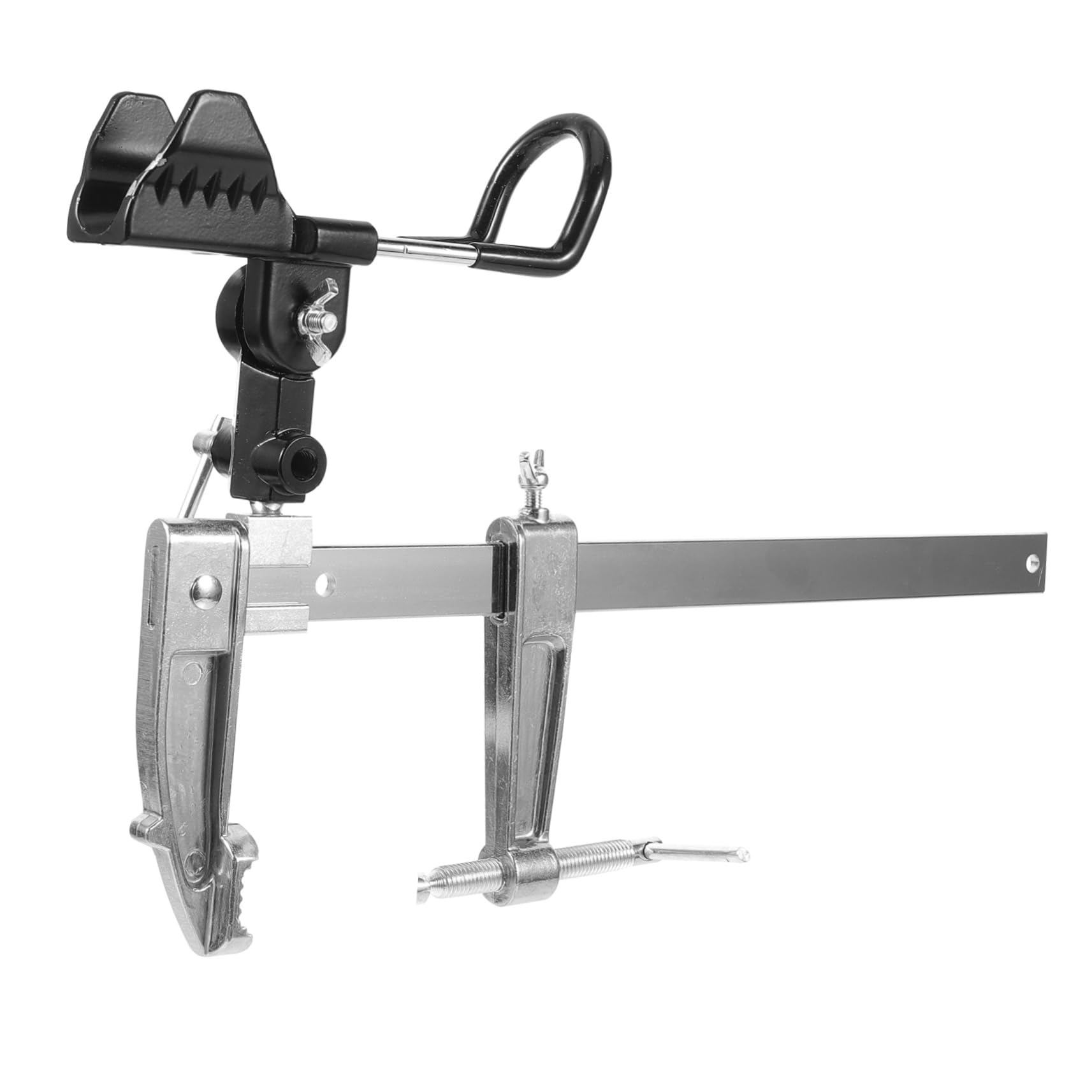 UKCOCO Support Multifonction à Pêche en Métal Portable Angle Réglable pour Canne à Pêche