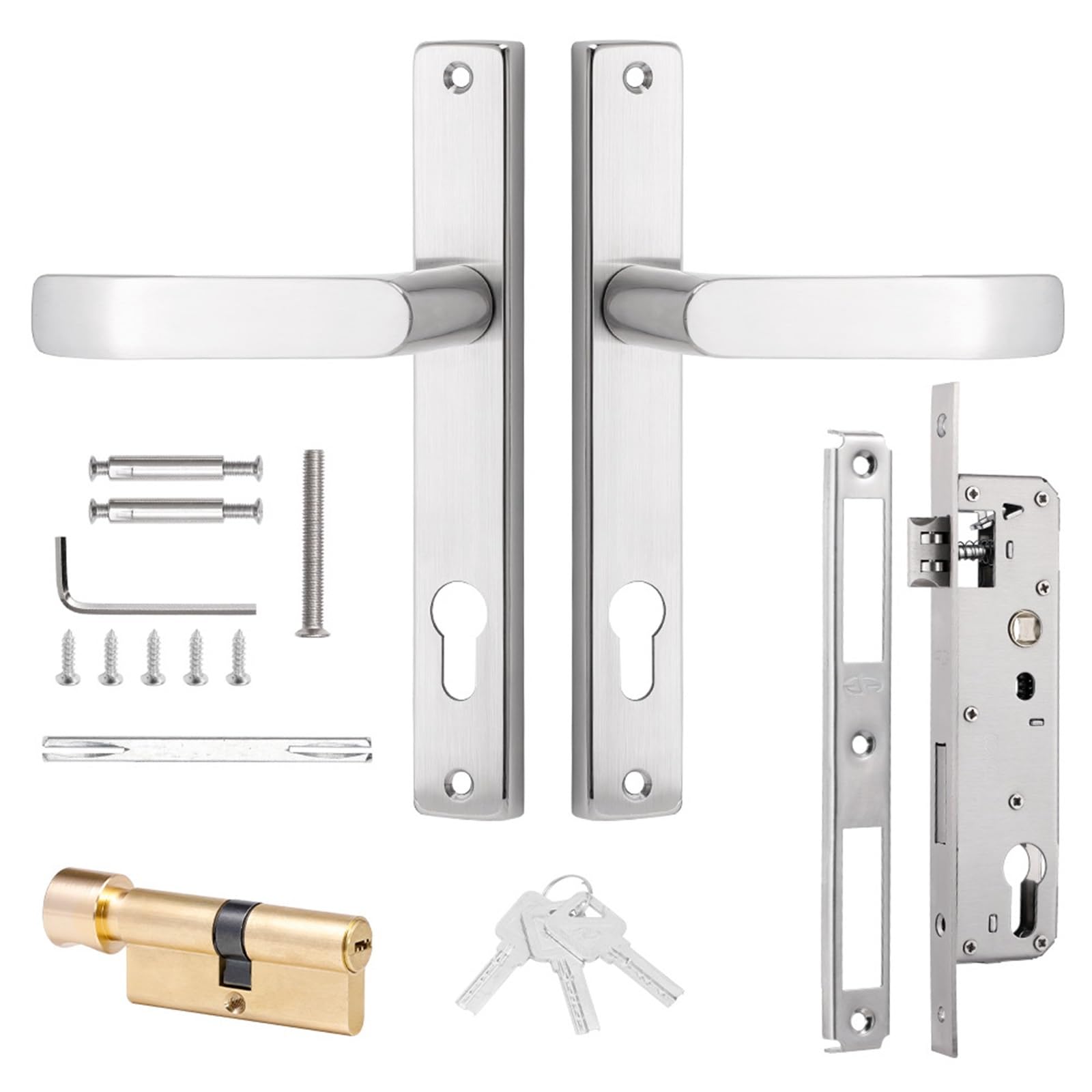 Serrure de porte de chambre à coucher en aluminium pour le calme d'un hôtel
