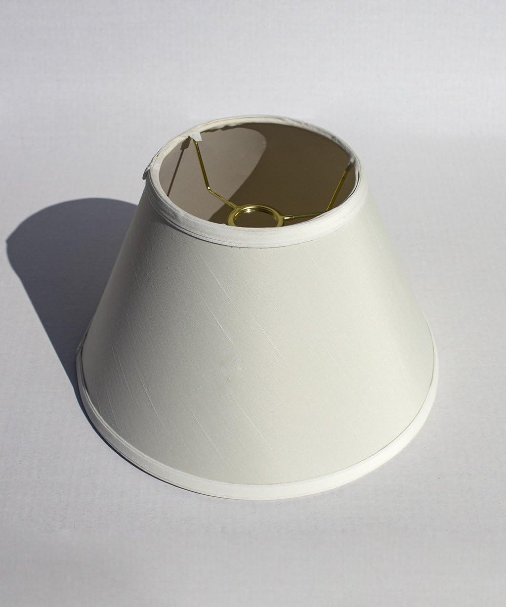 6x12x8 Threaded UNO Downbridge Lampshade White - Perfect for DownBridge Floor lamps