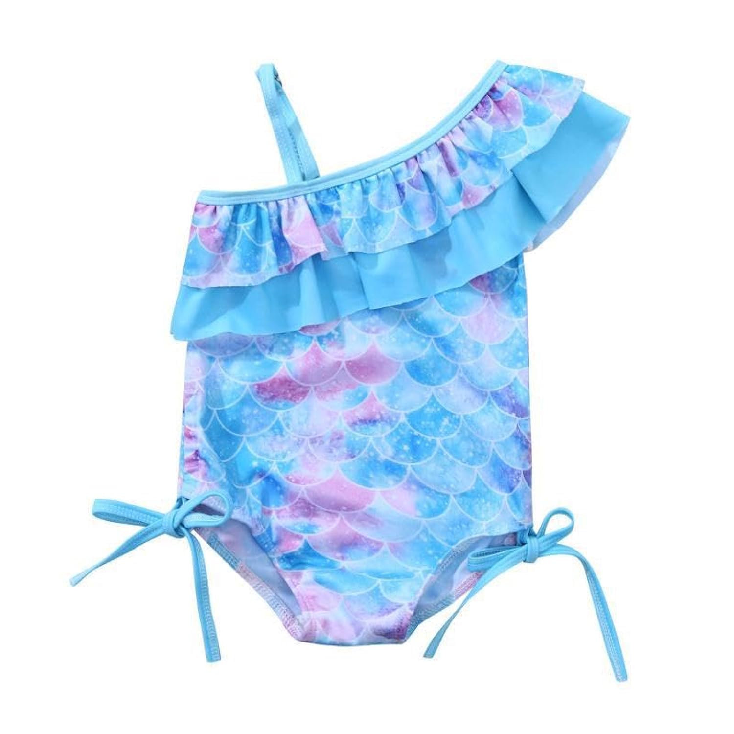 Toddler Baby Girls One Piece Swimsuit Animals Printed Ruffle Sleeveless Bathing Suit Swimwear Beachwear Bikini