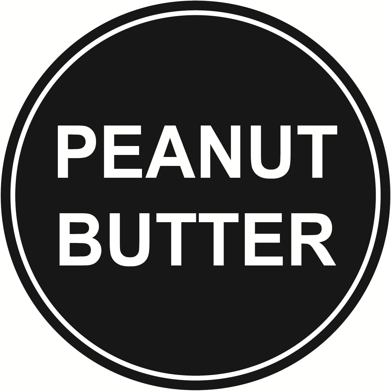 Peanut Butter Stickers,1.5inch 300pcs Peanut Butter Food