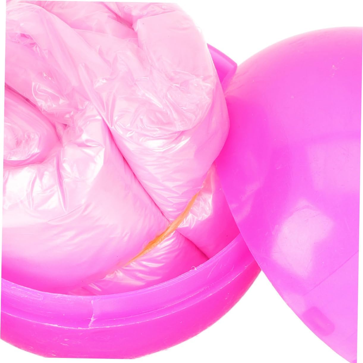 4 Pack Adult Disposable Ball Shaped Rain Poncho Portable PVC