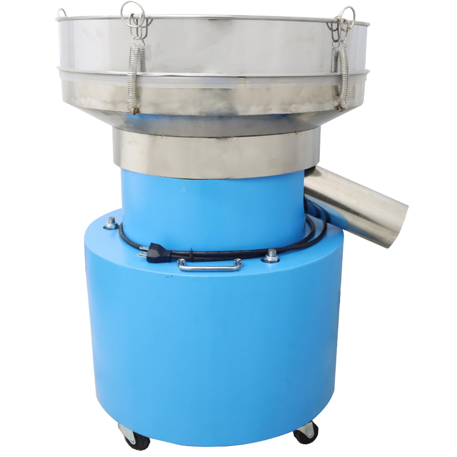 WYDDDARY 110V Electric Vibrating Sifter Screen Shaker ?23.6inch 1 Layer Stainless Steel Powder Liquid Sieve Shaker with 100 Mesh Screen 750W