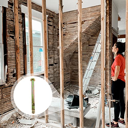 VILLCASE 4pcs M10 Expansion Bolt Knurled Anchors Knurled Drop in Anchors Solid Concrete Knurled Bolts Knurled Expansion Anchors Drop-in Anchors for Concrete Feet Suite Carbon Steel