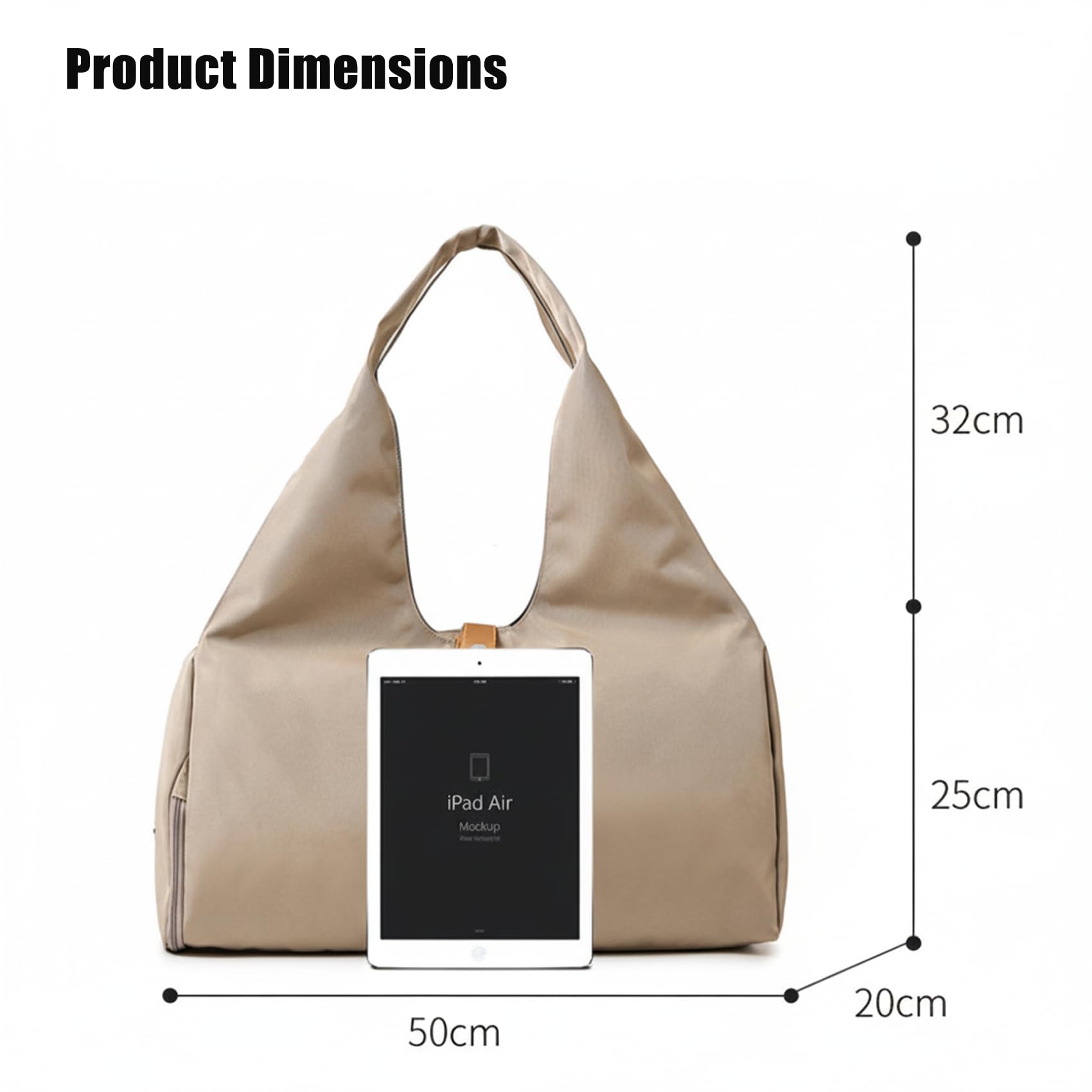 Borsa Palestra Donna Uomo con Porta Tappetino Yoga – Borsone Palestra con Scomparto Scarpe & Sacca Impermeabile, Borsa Yoga Fitness Pilates Borsone da Viaggio 32L