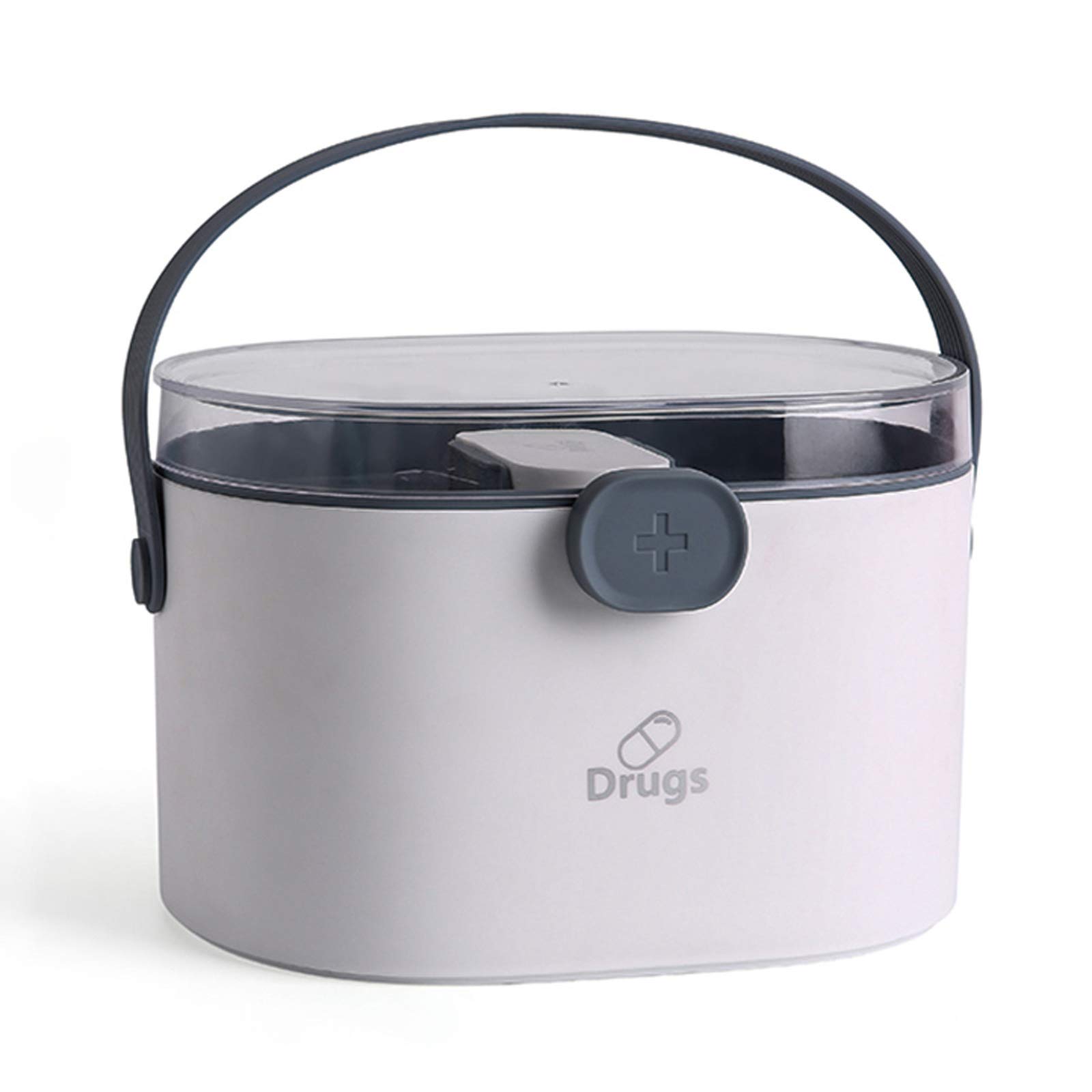 Botiquín de Primeros Auxilios Familiar, botiquín portátil, Caja de Primeros Auxilios Familiar Multifuncional, botiquín portátil con asa, Caja de Almacenamiento de medicamentos for el hogar,