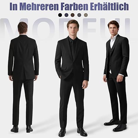 Costume Pour Homme 3 Pièce Pour Homme Ajusté Mariage Smoking