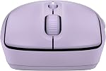 HP 400 Quiet Wireless Mouse Dual Bluetooth & 2.4GHz Soft Silicone Quiet Clicks Microsoft Wheel 24-Month Battery 6000 DPI Ambidextrous Eco-Friendly Design Multi-OS Purple
