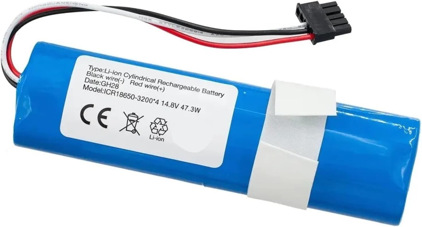 14.8V Replacement Battery, Compatible For Xiaomi, Robot Vacuum S10/ Vacuum-Mop P/2S MH1-4S1P-SC Sweeping Mopping Robot Vacuum Cleaner Lithium Battery(3500mAh)