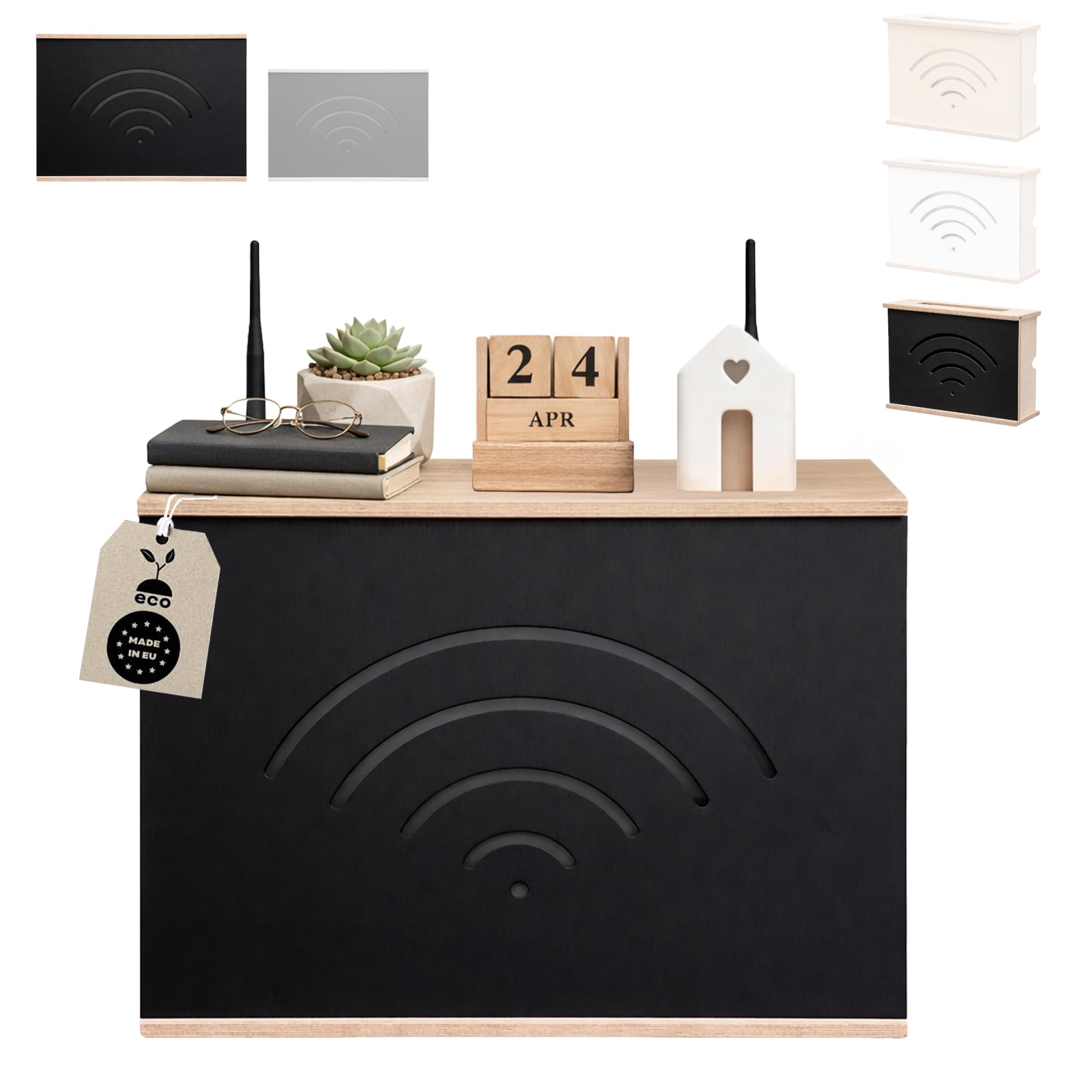 OHANA Router Cabinet – Router Storage Box – WiFi Shelf – Router Hide – Wall Box