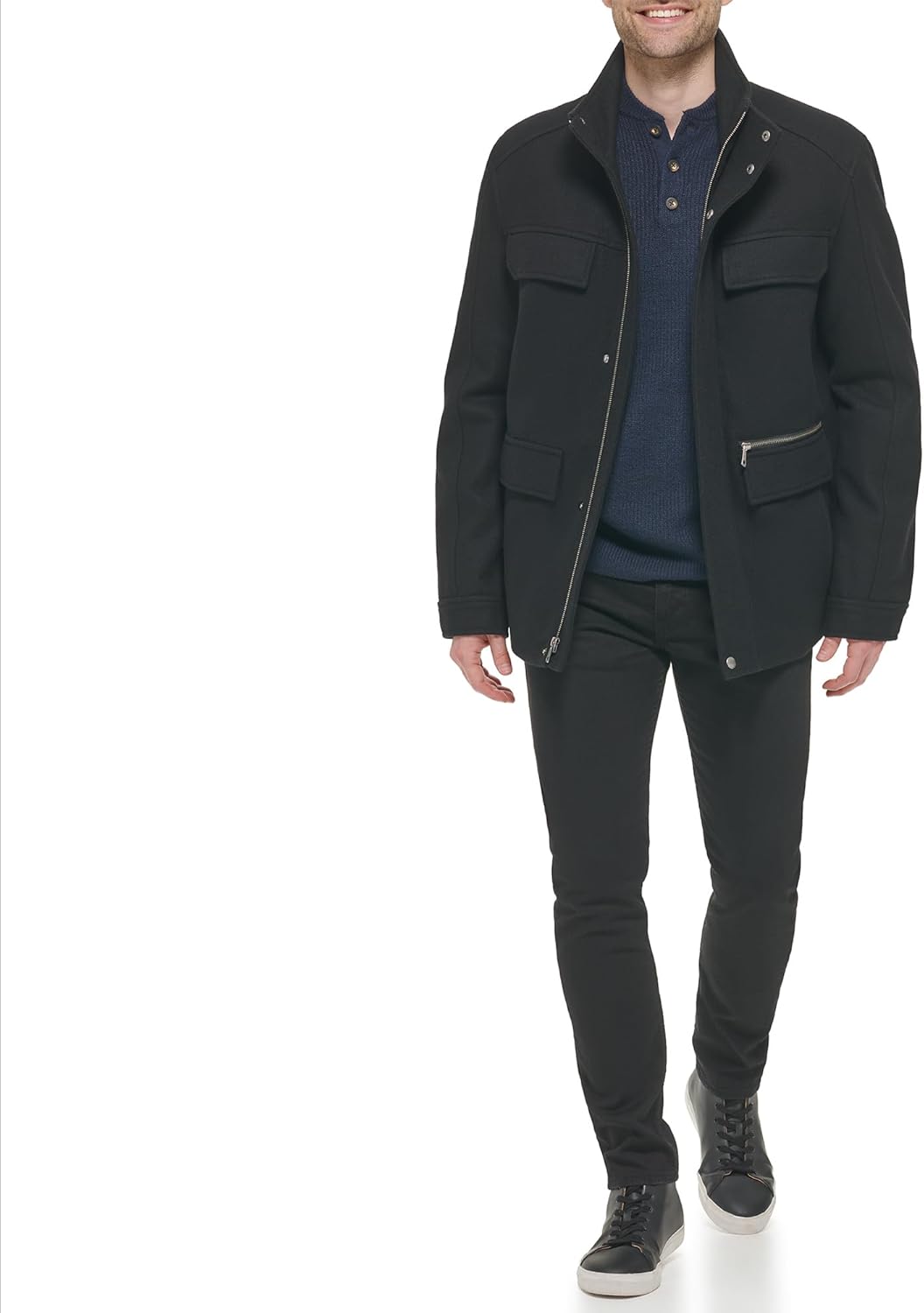 Cole Haan mens Field Multi-pocket Coat - Image 4