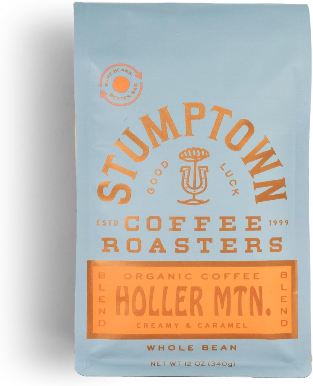 Medium Roast Organic Whole Bean Coffee - Holler Mountain 12 Ounce Bag with Flavor Notes of Citrus Zest, Caramel and Hazelnut